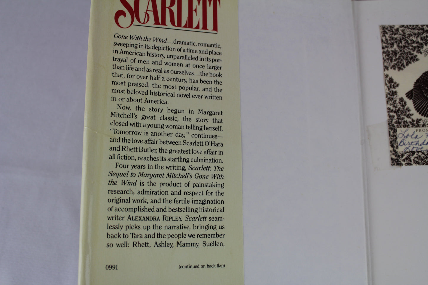 Scarlett: The Sequel to Margaret Mitchell's Gone With the Wind by Alexandra Ripley