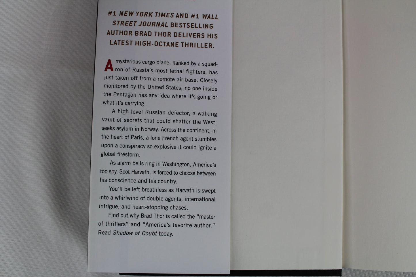 Shadow of Doubt: A Thriller (23) (The Scot Harvath Series) by Brad Thor