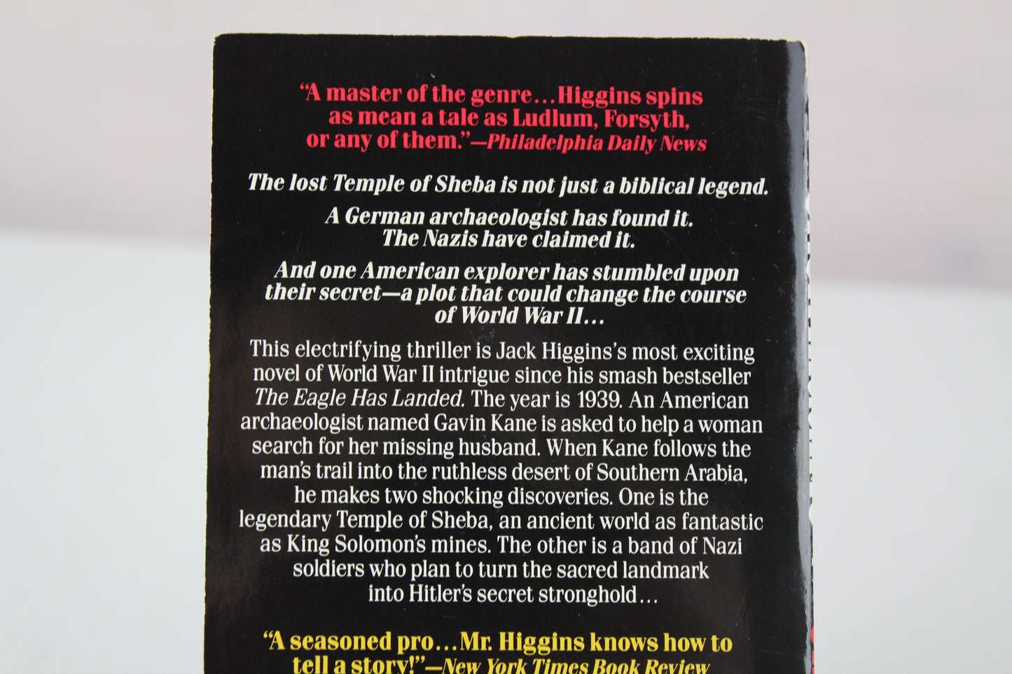 Sheba: A Spy Thriller by Jack Higgins