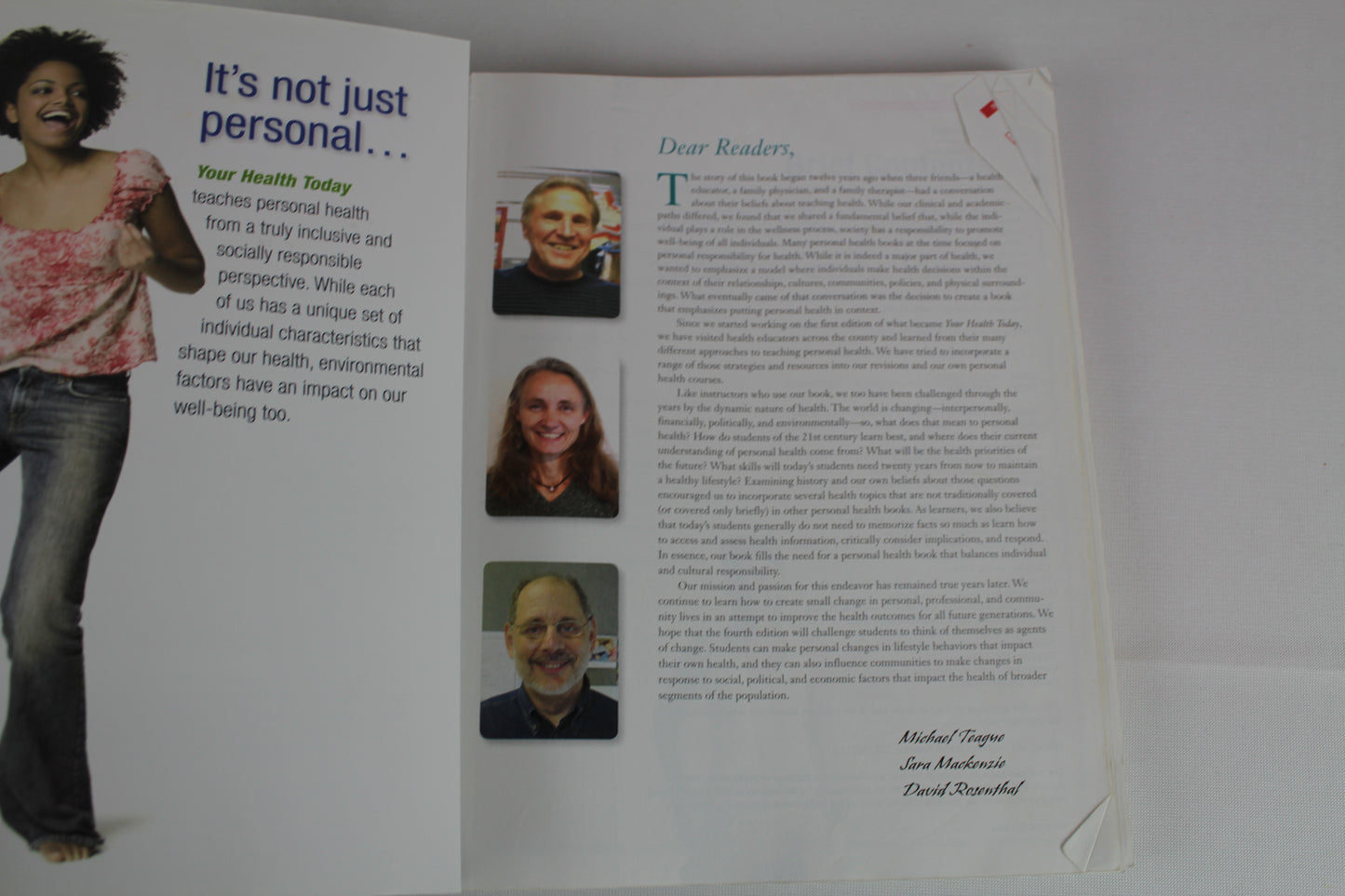 Your Health Today: Choices in a Changing Society by Michael Teague, Sara Mackenzie, David Rosenthal