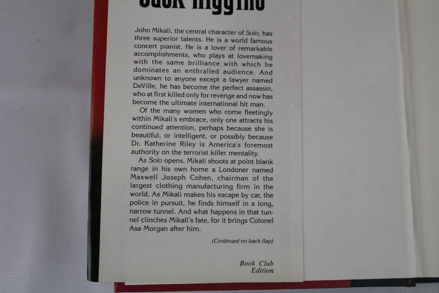 Solo by Jack Higgins
