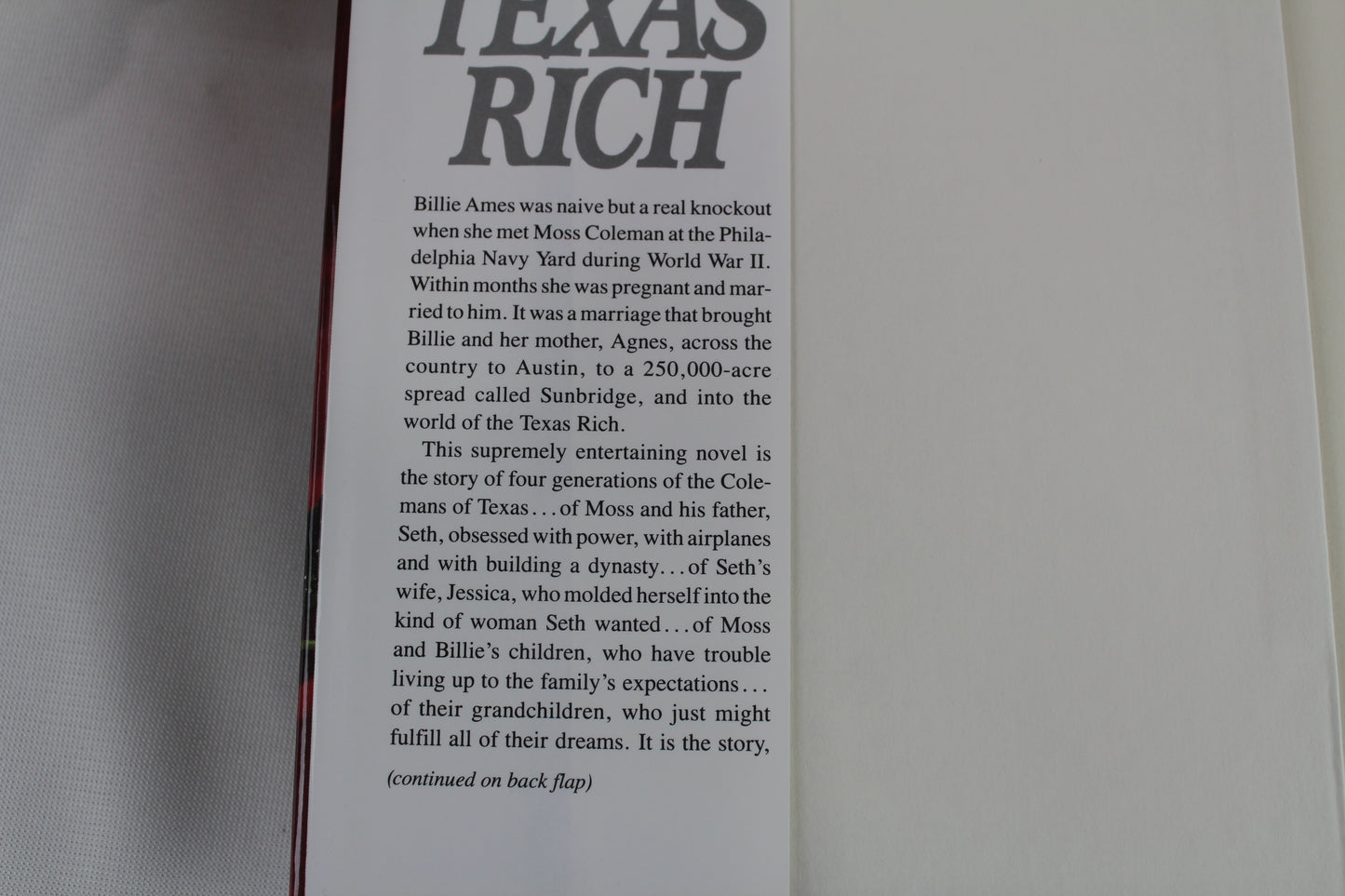 Texas Rich: Book 1 in the Texas series by Fern Michaels