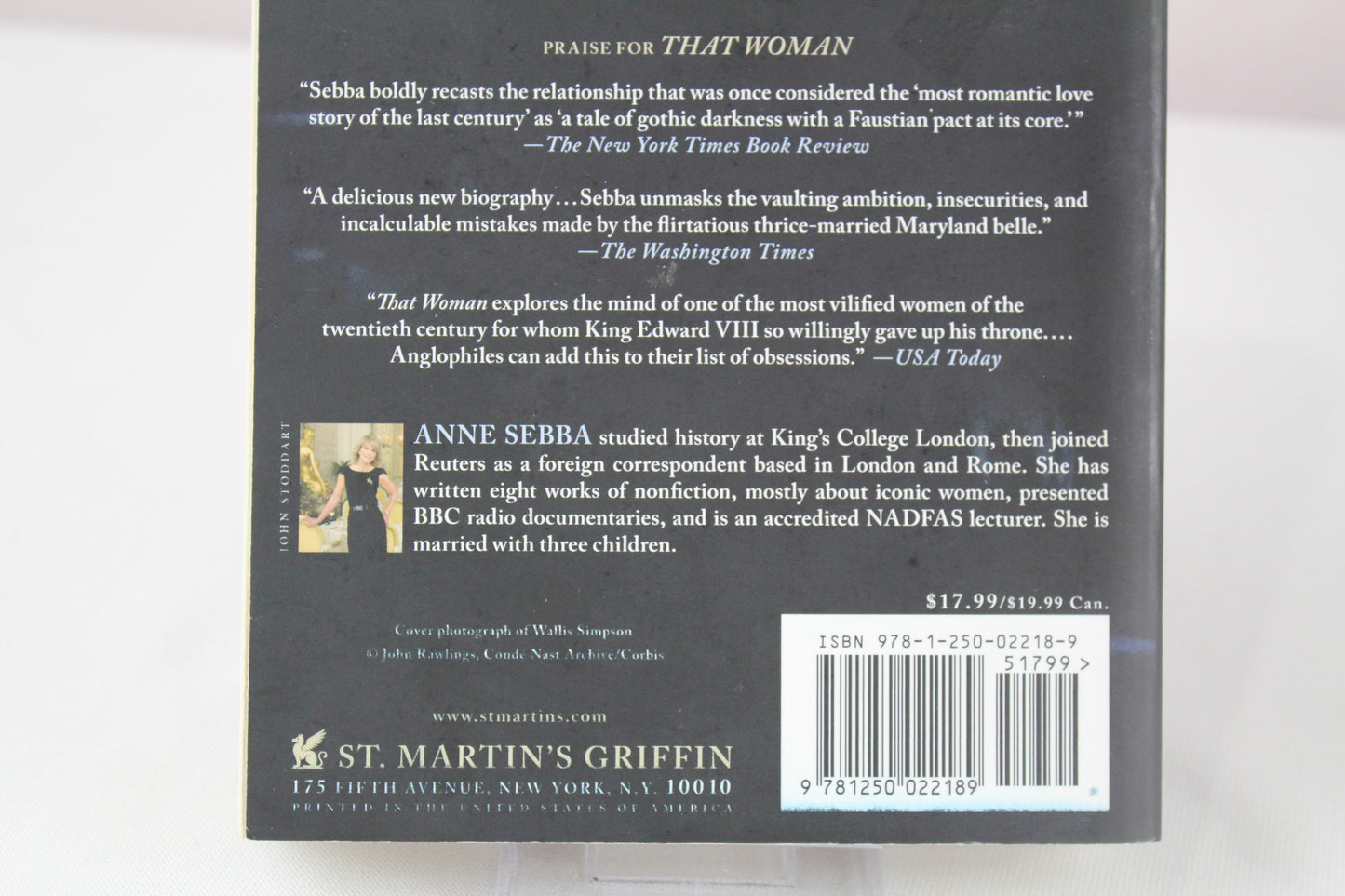 That Woman: The Life of Wallis Simpson, Duchess of Windsor by Anne Sebba