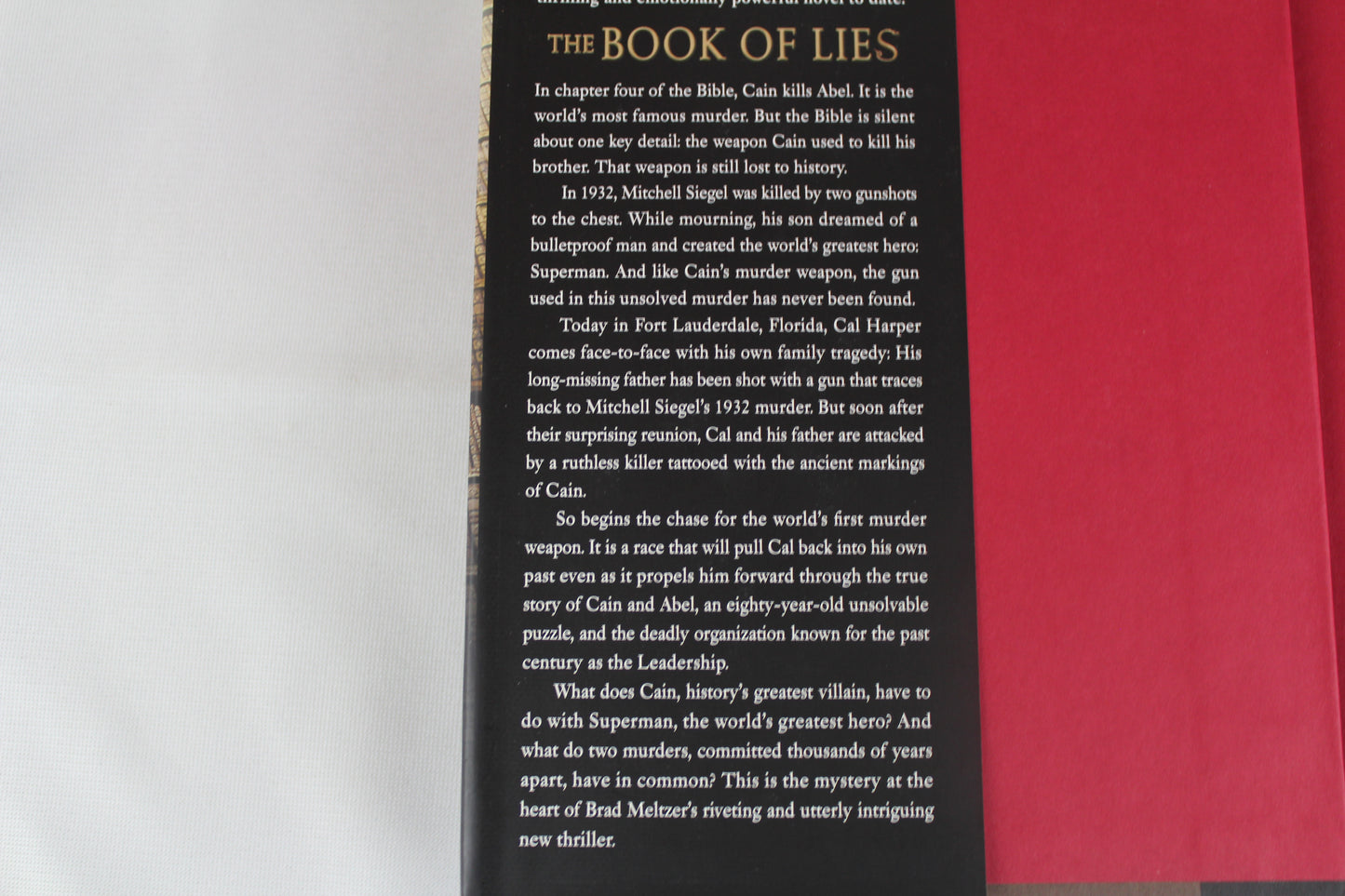 The Book of Lies by Brad Meltzer