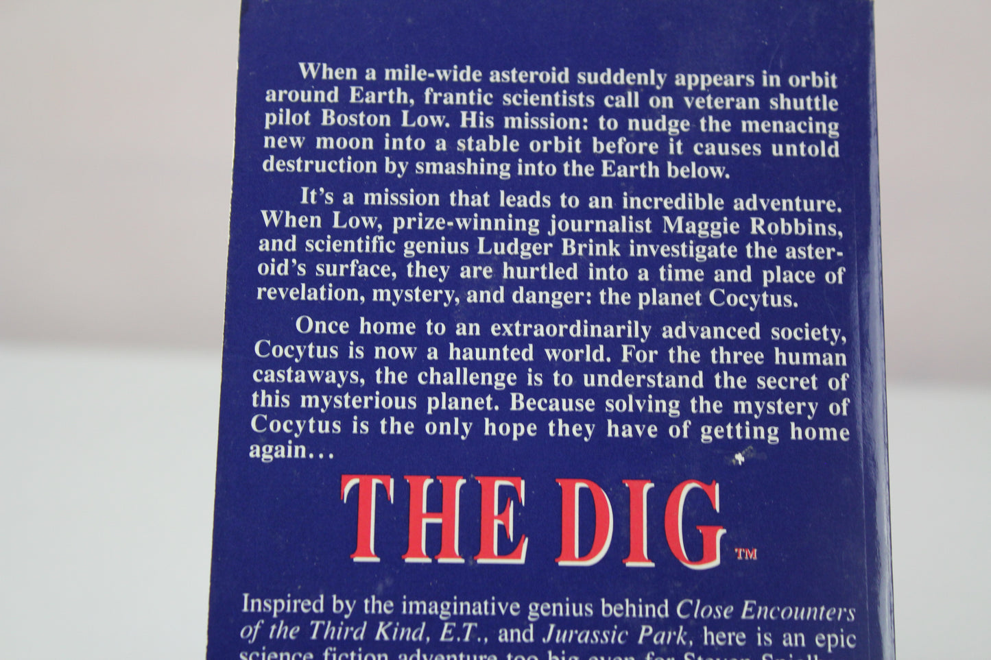 The Dig by Alan Dean Foster, Steven Spielberg, LucasArts Entertainment Company