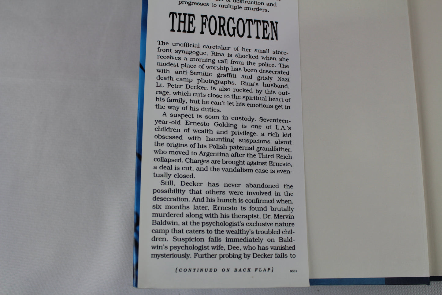 The Forgotten: A Peter Decker/Rina Lazarus Novel by Faye Kellerman