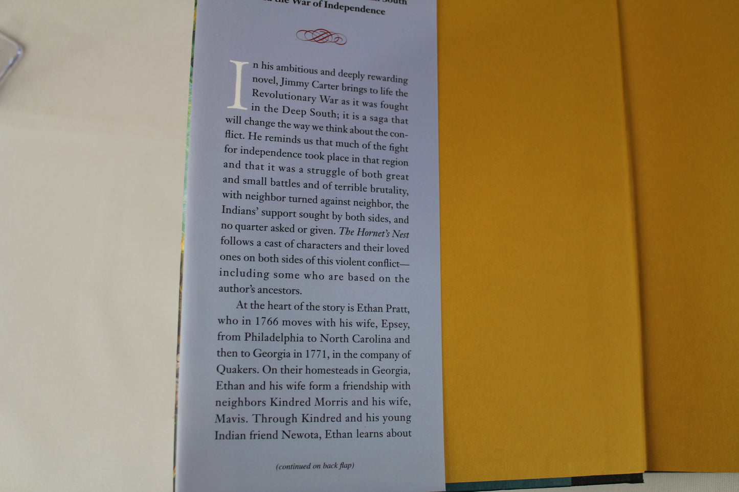 The Hornet's Nest: A Novel of the Revolutionary War by Jimmy Carter