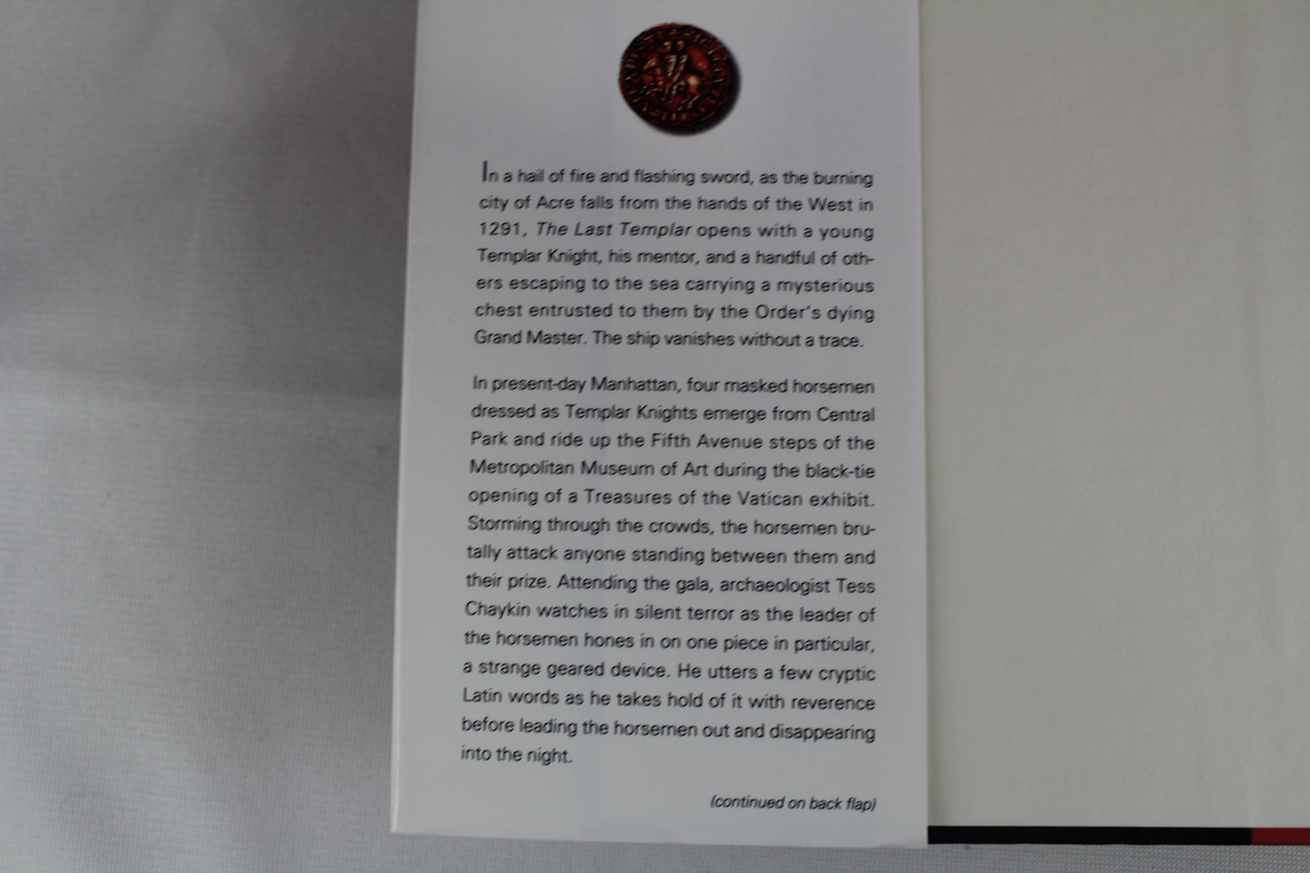 The Last Templar by Raymond Khoury