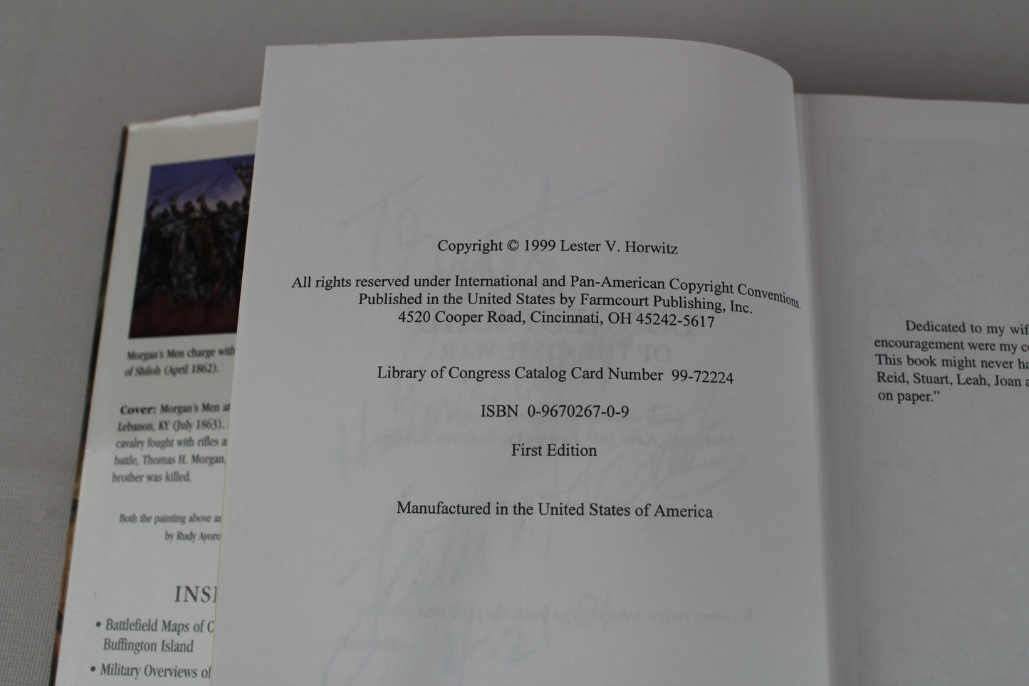 THE LONGEST RAID OF THE CIVIL WAR: LITTLE-KNOWN & UNTOLD STORIES OF MORGAN'S RAID INTO KENTUCKY, INDIANA & OHIO by Lester V. Horwitz