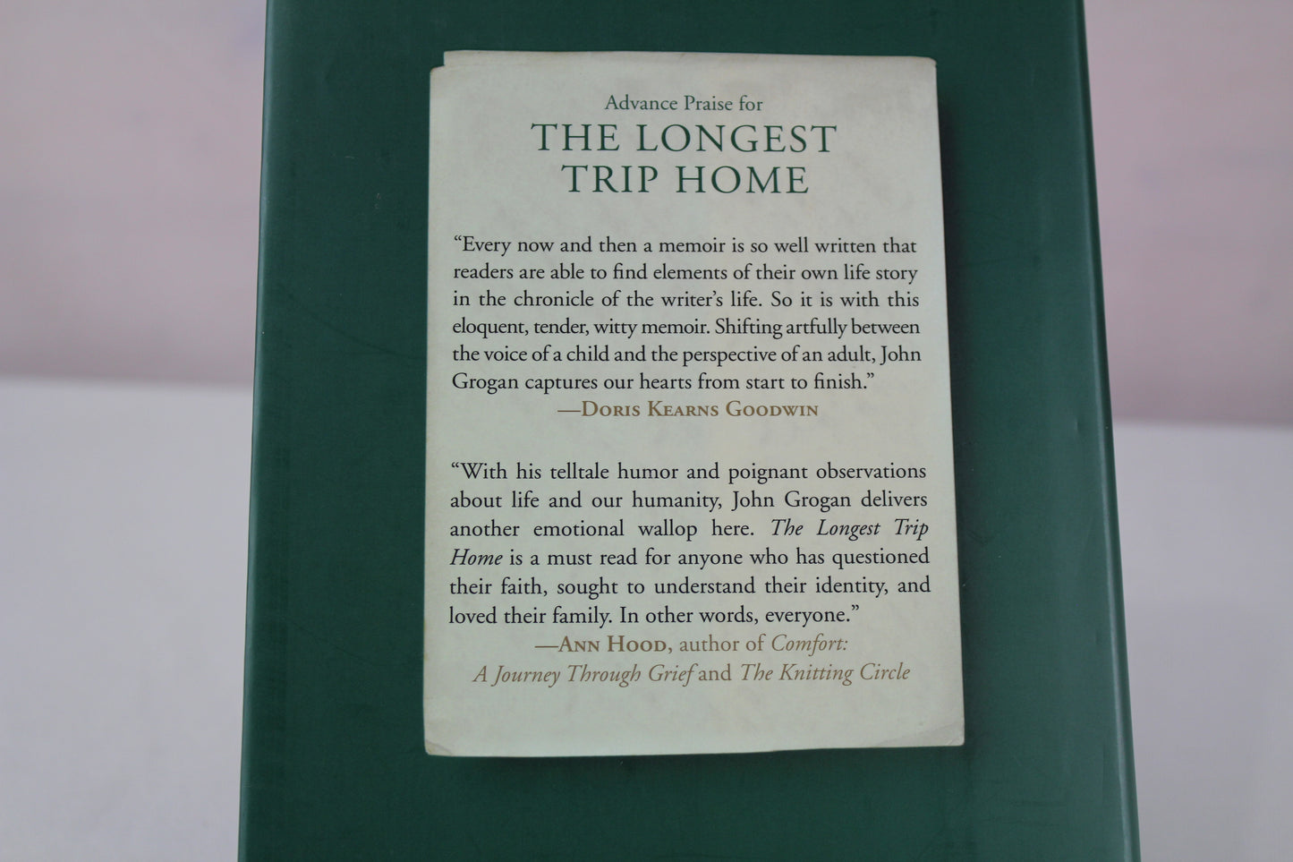 The Longest Trip Home: A Memoir by John Grogan