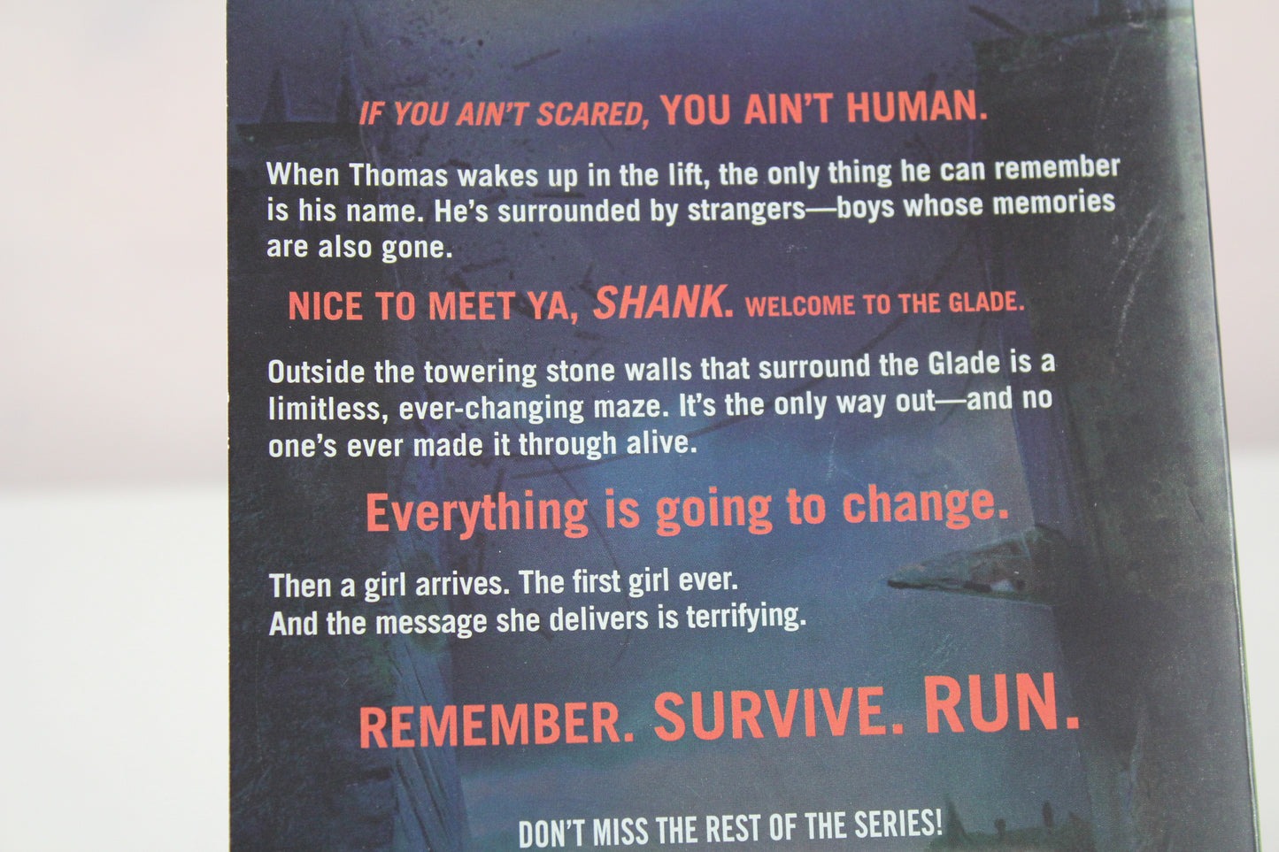 The Maze Runner (Book 1) by James Dashner