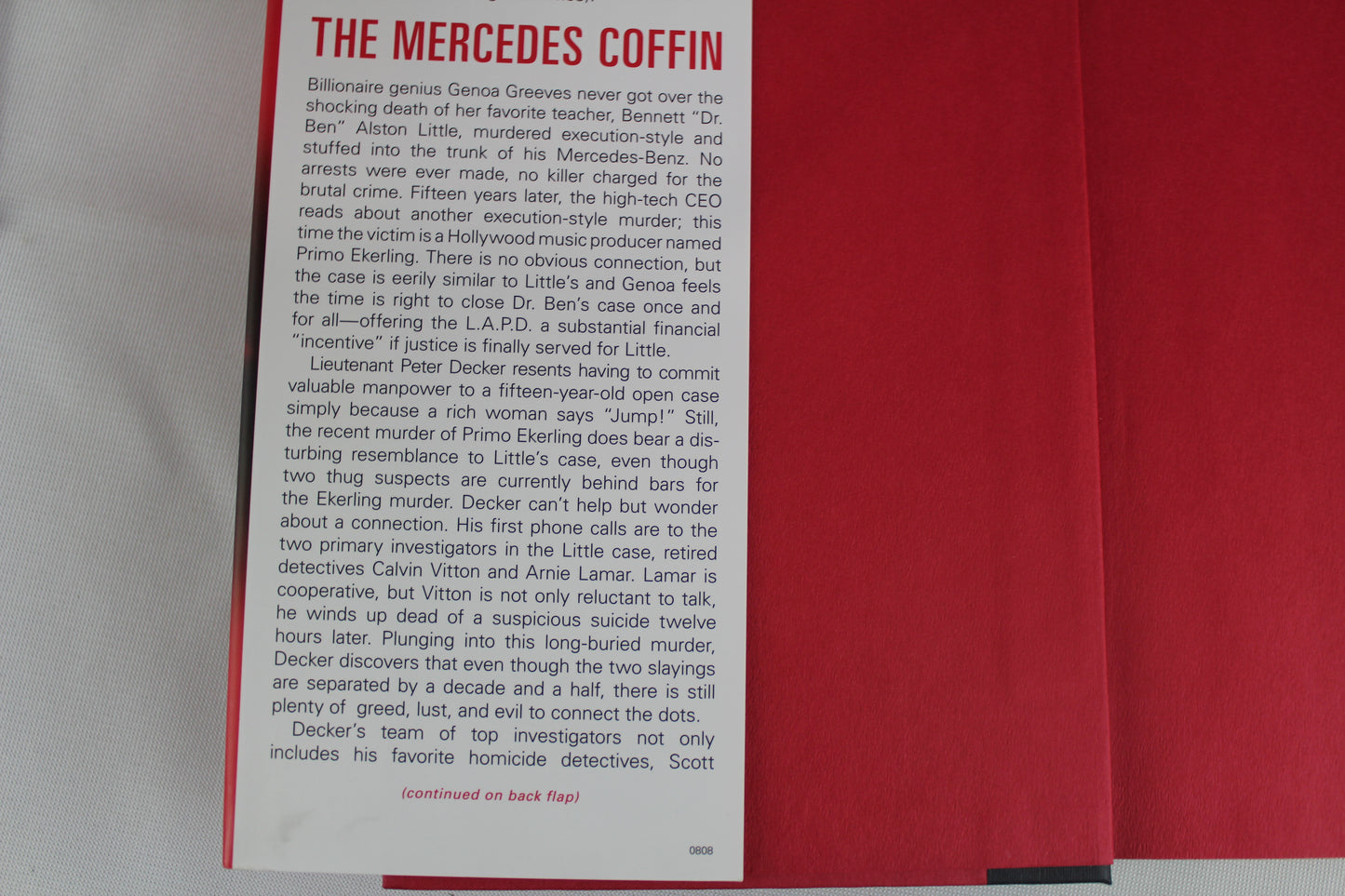 The Mercedes Coffin: A Decker and Lazarus Book by Faye Kellerman