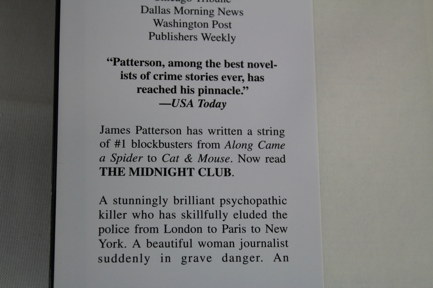 The Midnight Club by James Patterson