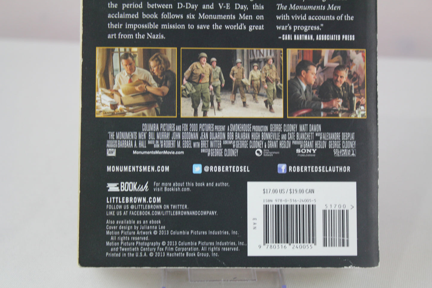 The Monuments Men: Allied Heroes, Nazi Thieves and the Greatest Treasure Hunt in History by Robert M. Edsel, Bret Witter