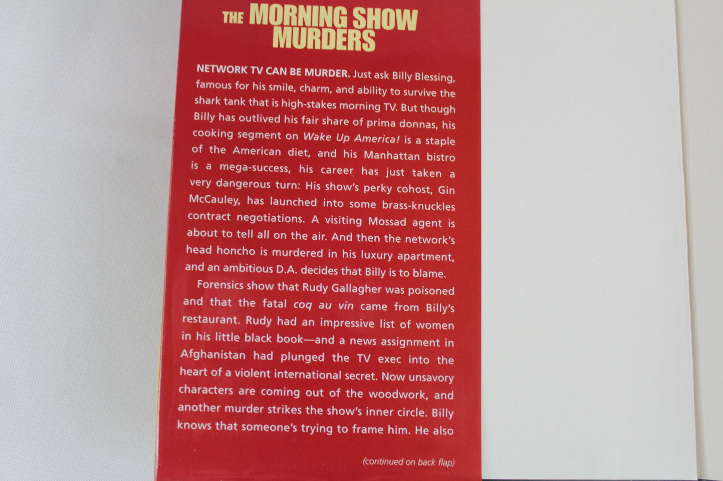 The Morning Show Murders: A Novel (Billy Blessing) by Al Roker, Dick Lochte