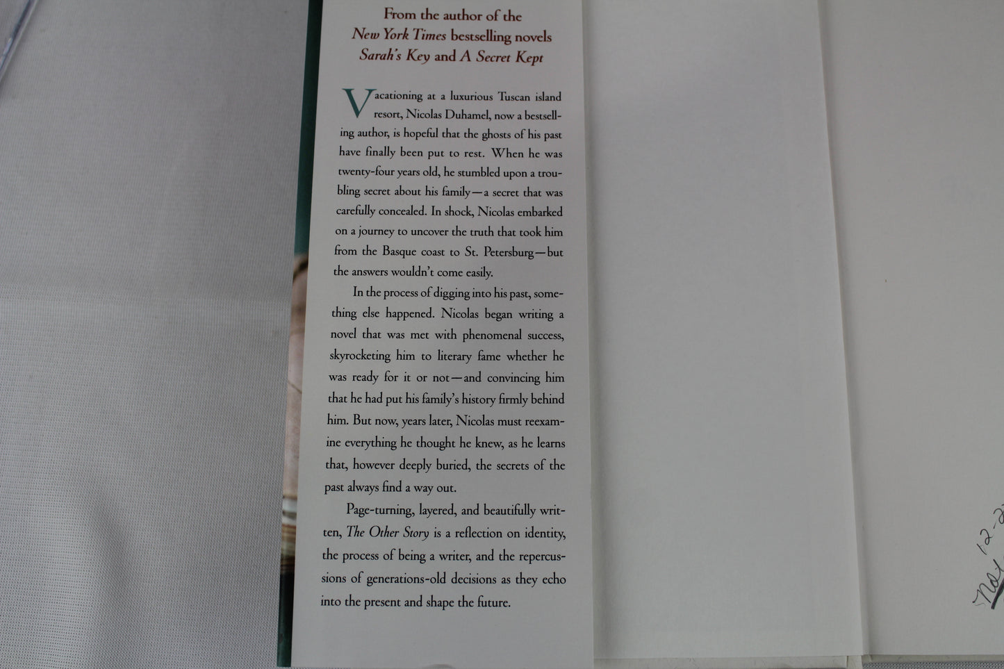 The Other Story: A Novel by Tatiana de Rosnay