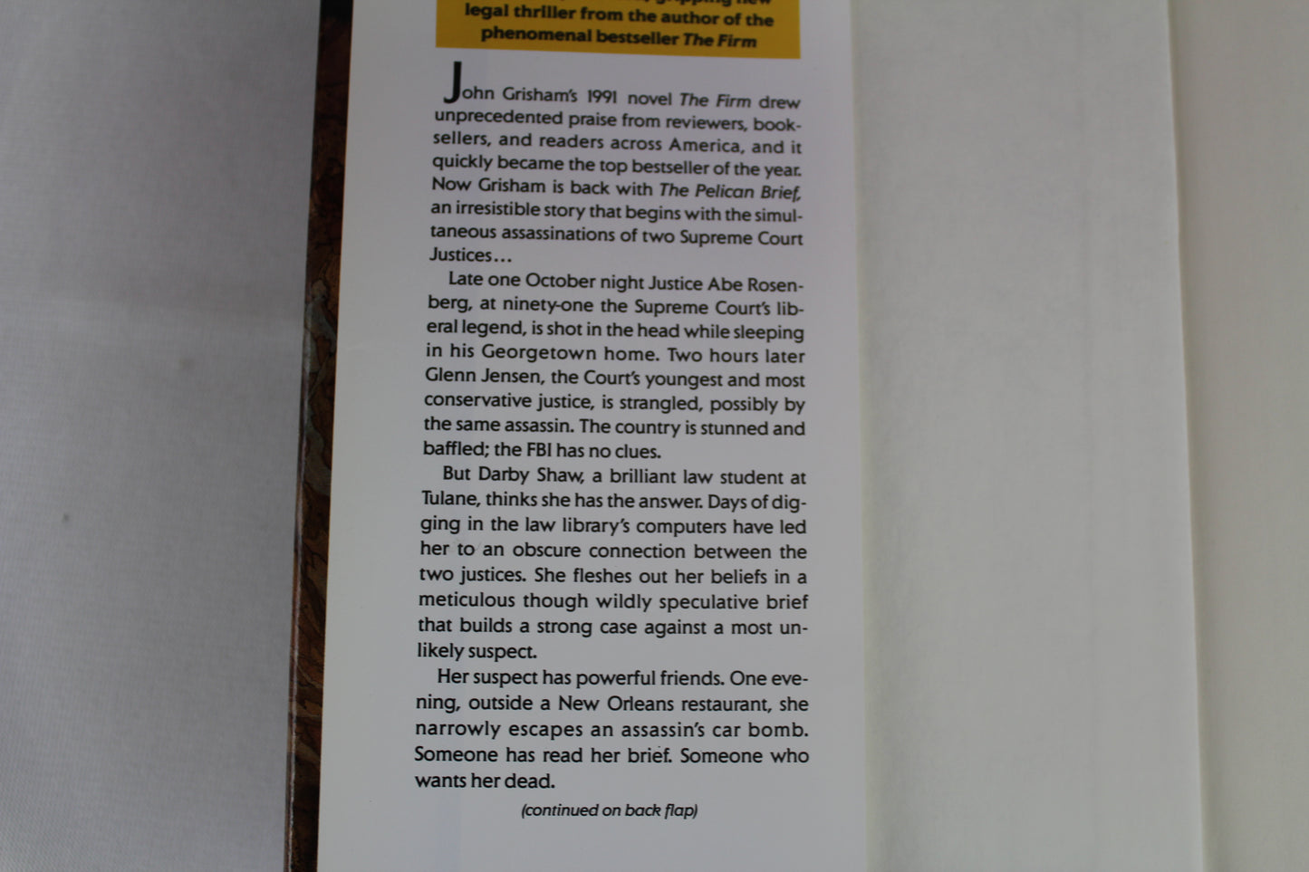 The Pelican Brief by John Grisham