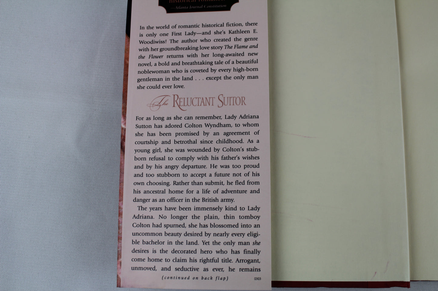 The Reluctant Suitor by Kathleen E. Woodiwiss