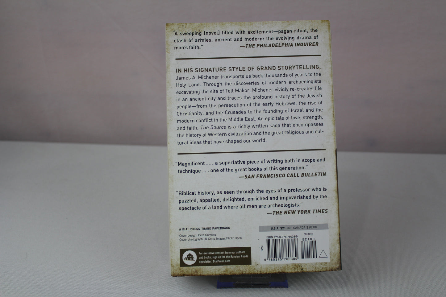 The Source: A Novel by James A. Michener, Steve Berry