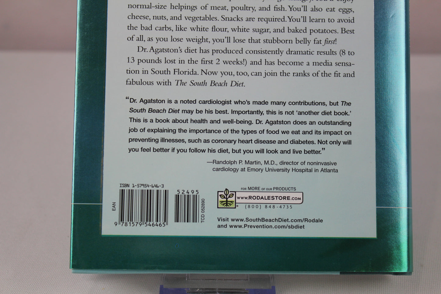 The South Beach Diet: The Delicious, Doctor-Designed, Foolproof Plan for Fast and Healthy Weight Loss by Arthur Agatston