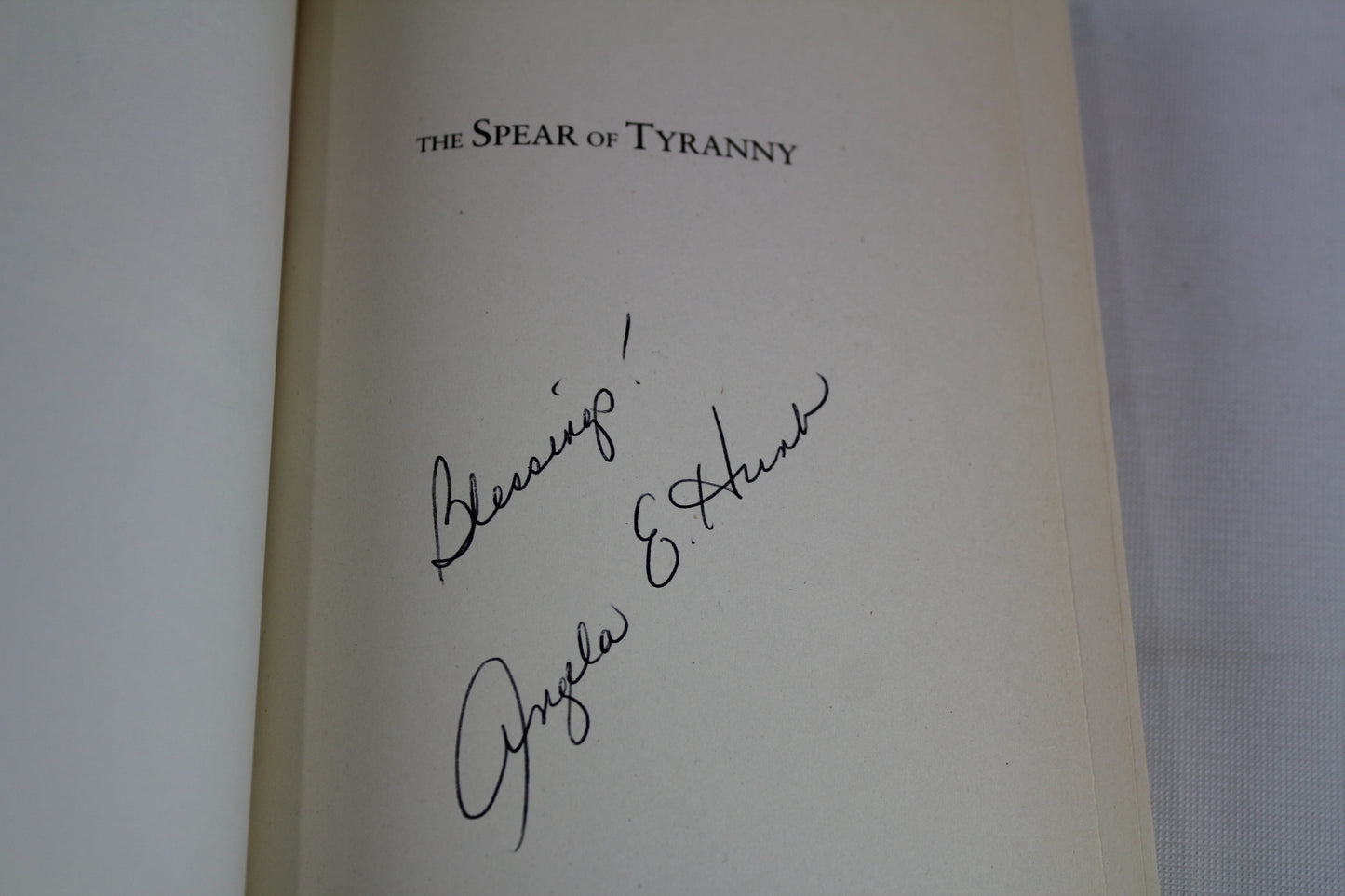 The Spear of Tyranny by Grant R. Jeffrey