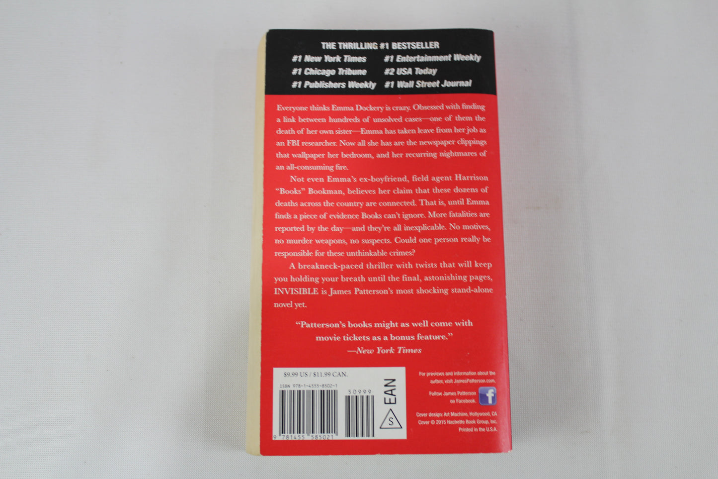 Invisible (Invisible, 1) by James Patterson, David Ellis