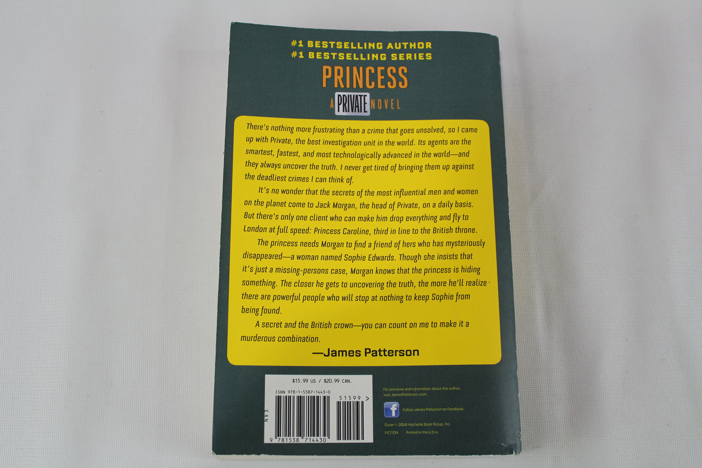 Princess: A Private Novel (Private Europe, 5) by James Patterson, Rees Jones