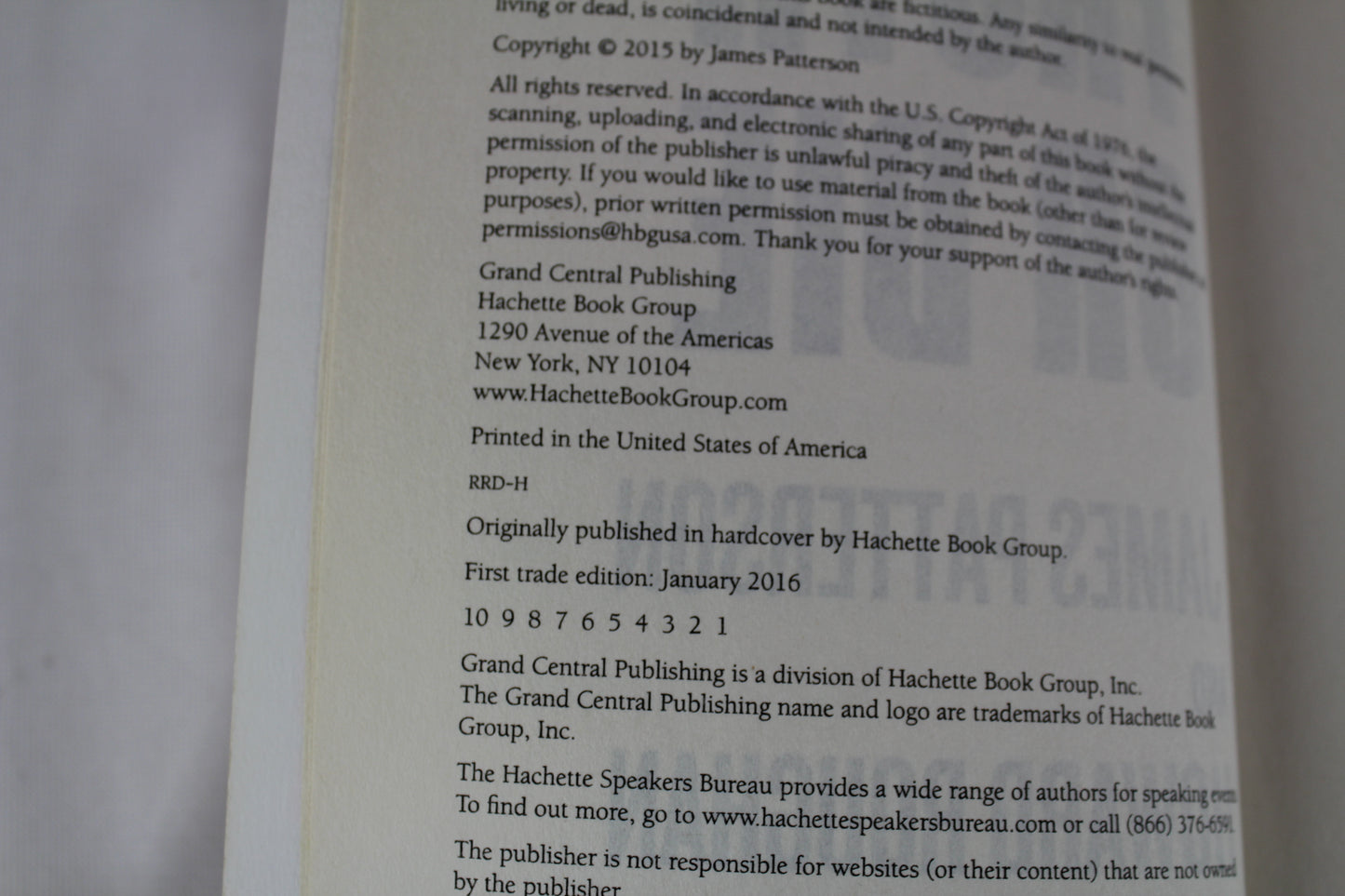 Truth or Die by James Patterson, Howard Roughan