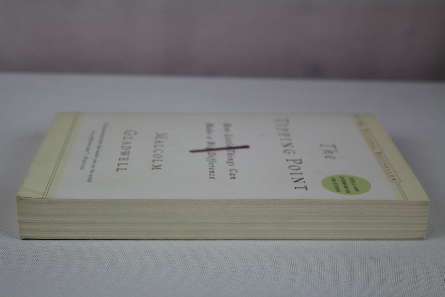 The Tipping Point: How Little Things Can Make a Big Difference by Malcolm Gladwell