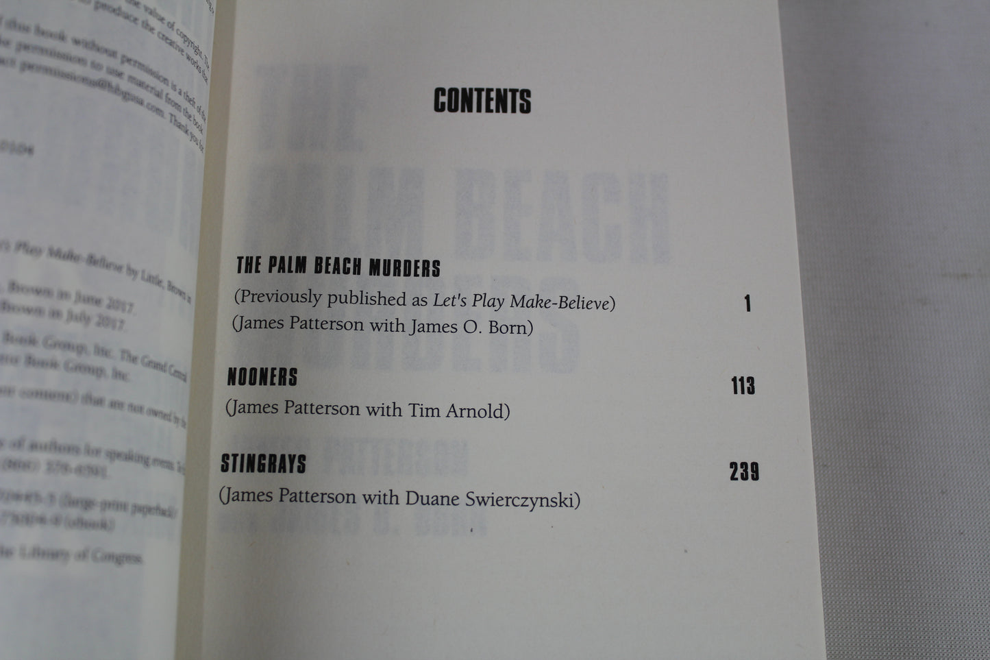 The Palm Beach Murders by James Patterson