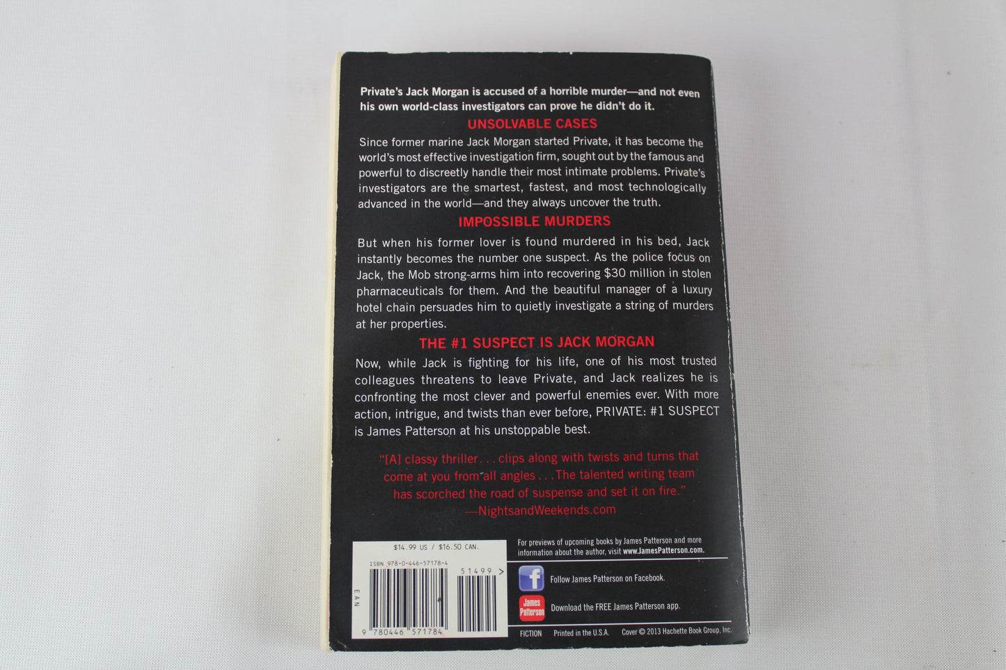 Private: #1 Suspect (Private, 2) by James Patterson, Maxine Paetro