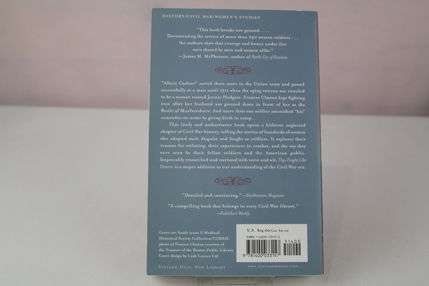 They Fought Like Demons: Women Soldiers in the Civil War (Vintage Civil War Library) by De Anne Blanton, Lauren M. Cook