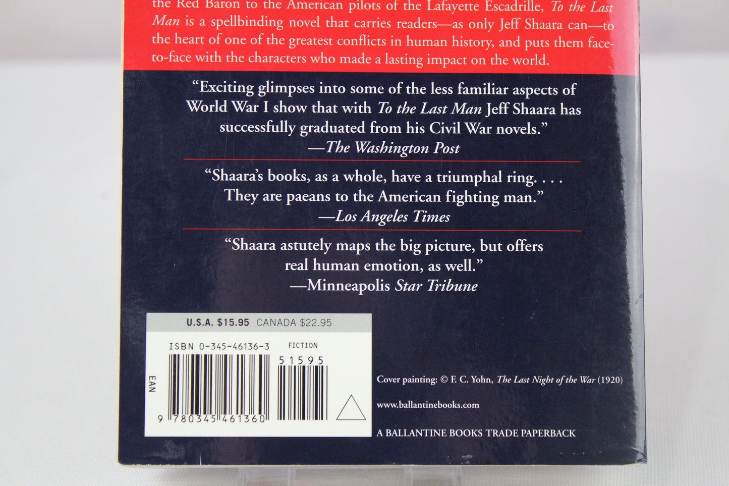 To the Last Man: A Novel of the First World War by Jeff Shaara