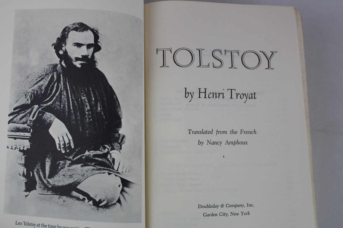 Tolstoy by Henri Troyat, Nancy Amphoux