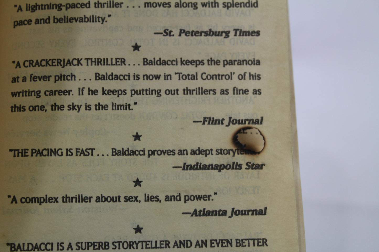 Total Control by David Baldacci
