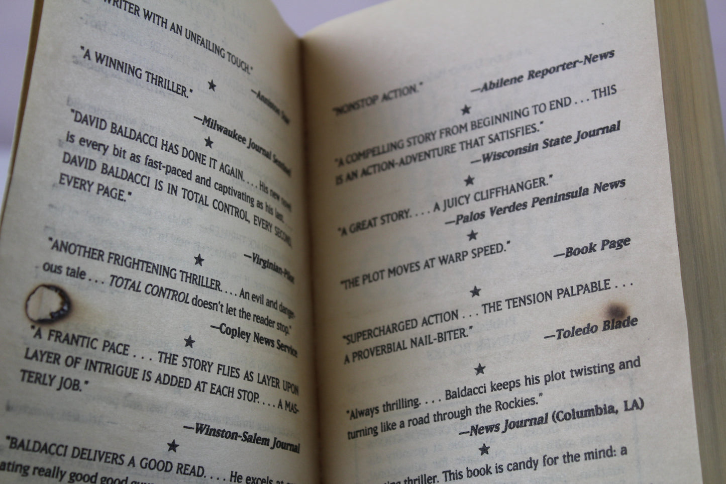 Total Control by David Baldacci