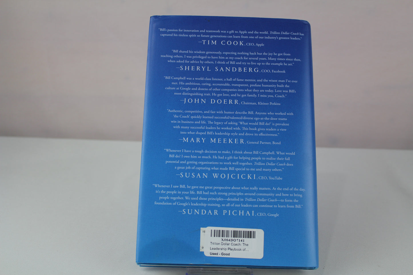 Trillion Dollar Coach: The Leadership Playbook of Silicon Valley's Bill Campbell by Eric Schmidt, Jonathan Rosenberg, Alan Eagle