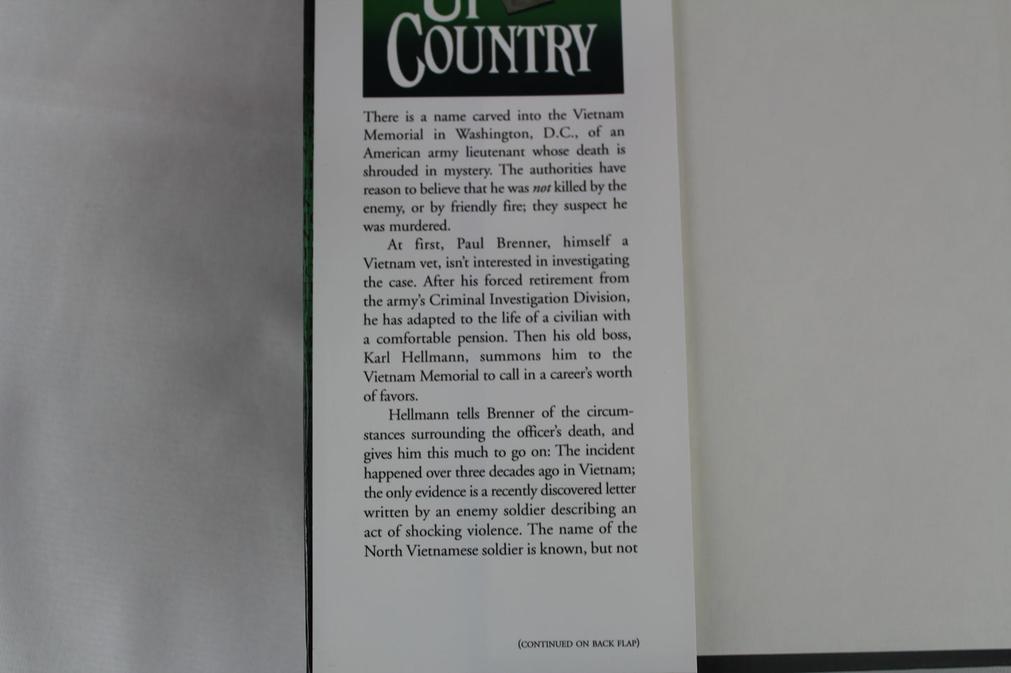 Up Country by Nelson DeMille