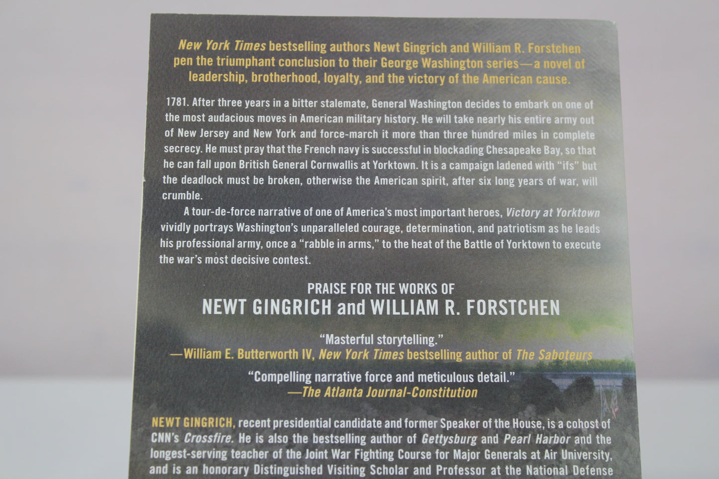 Victory at Yorktown: A Novel (George Washington Series) by Newt Gingrich, William R. Forstchen, Albert S. Hanser