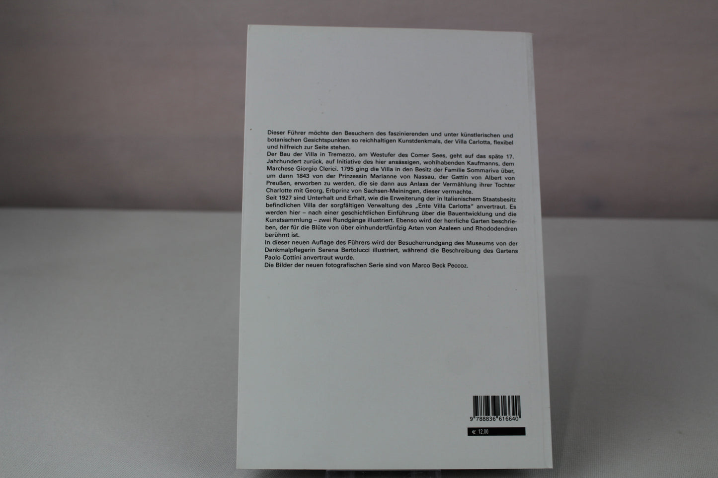 villa carlotta le jardin et le musée ; guide d'histoire et d'art by Paolo Cottini; Paola Zatti