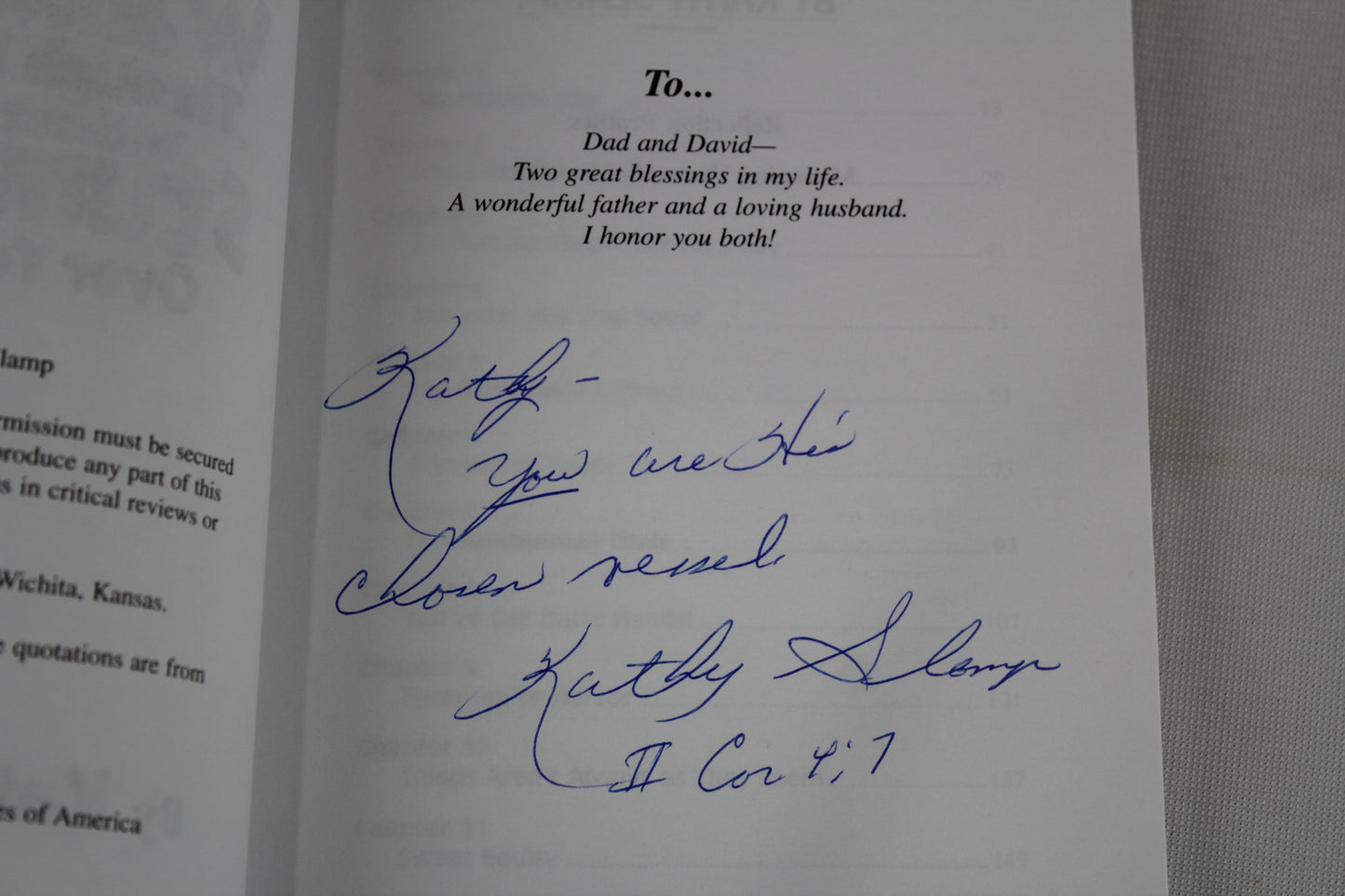 Walking Through Life Without Stumbling Over Your Self by Kathy Slamp