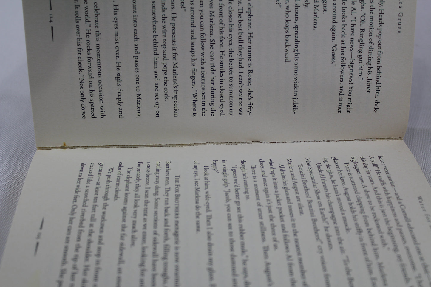 Water for Elephants: A Novel by Sara Gruen