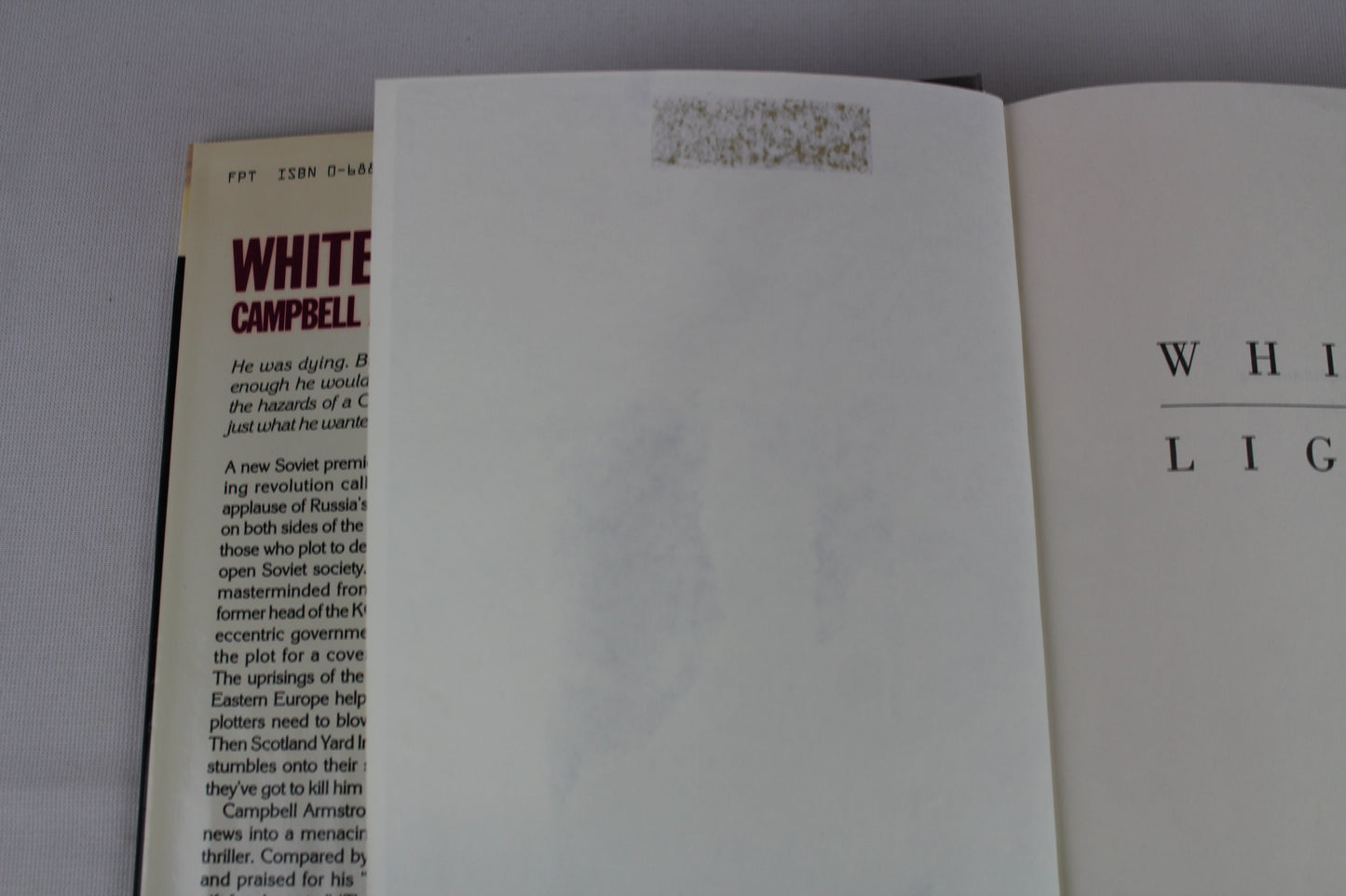 White Light by Campbell Armstrong