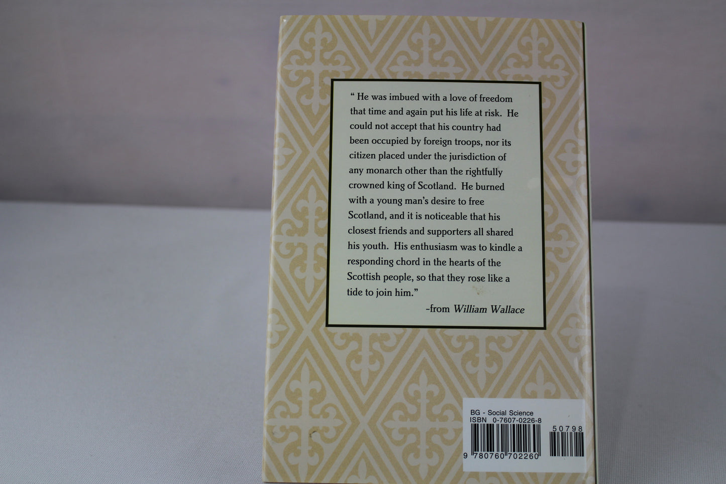 William Wallace: The King's Enemy by D. J. Gray, Map in front