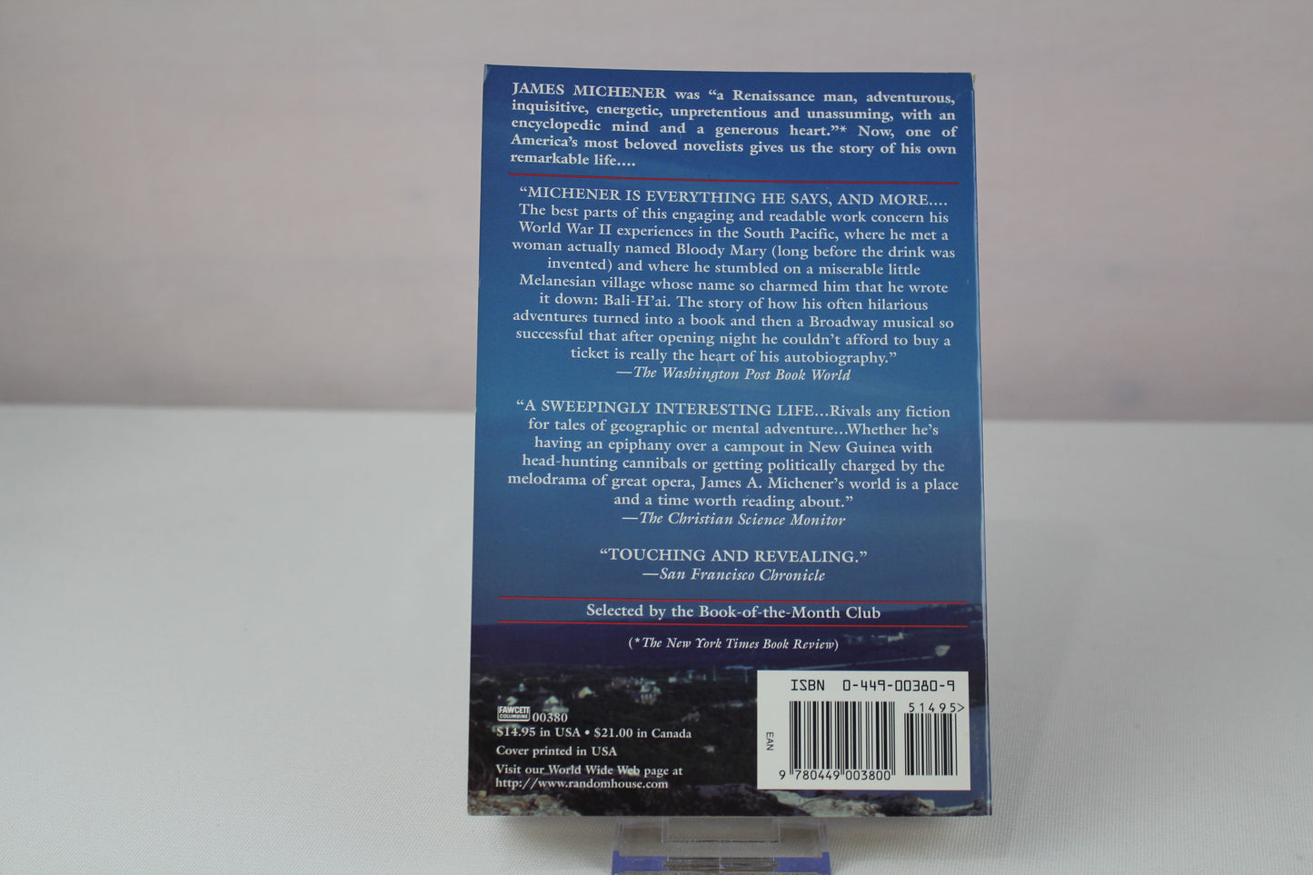 World Is My Home by James A. Michener