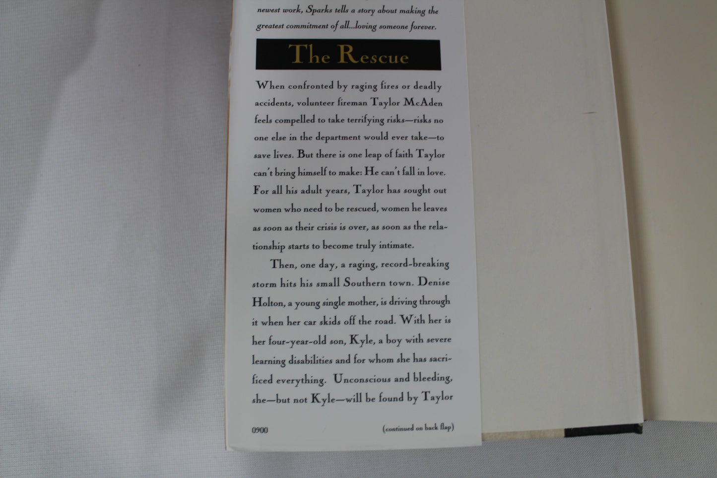 The Rescue by Nicholas Sparks