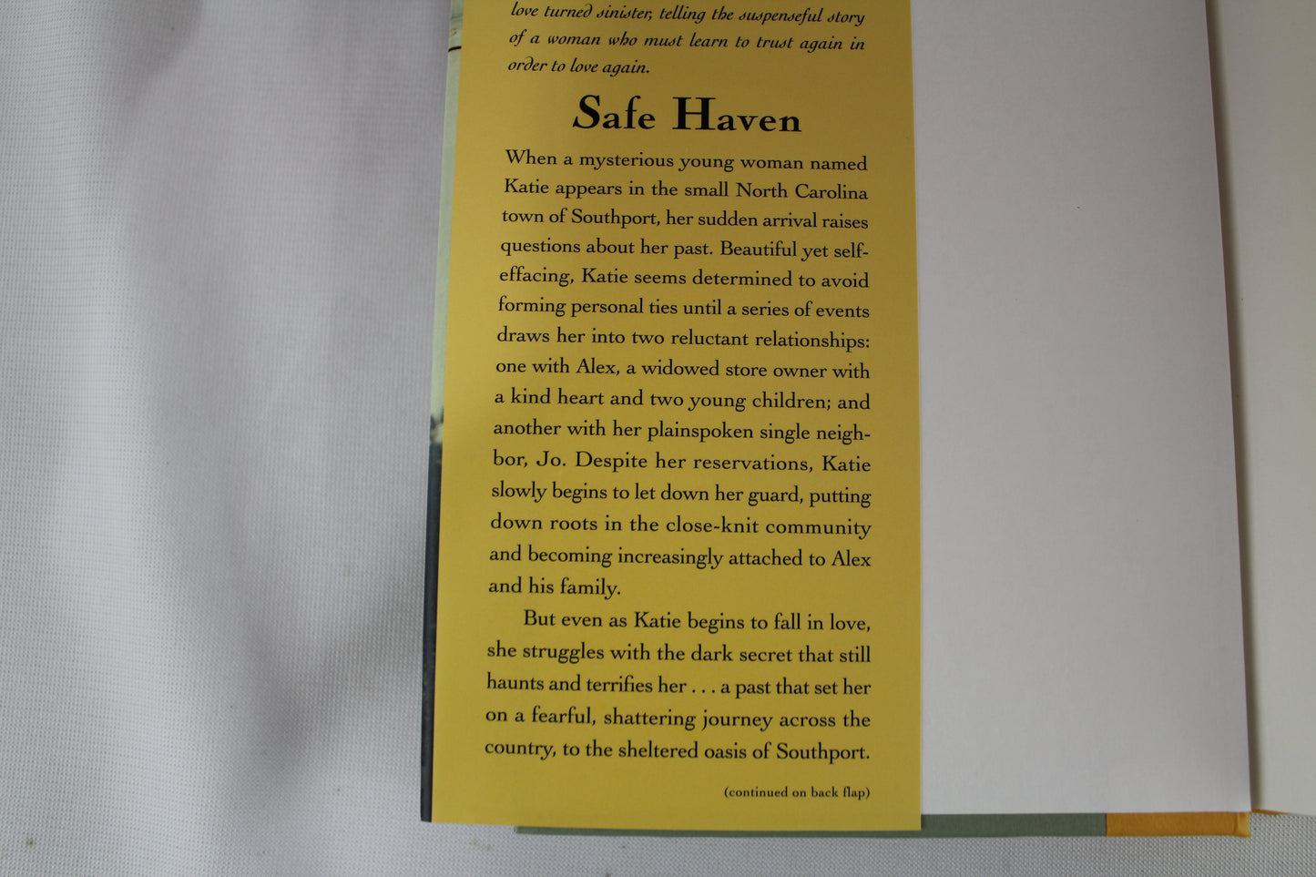 Safe Haven by Nicholas Sparks