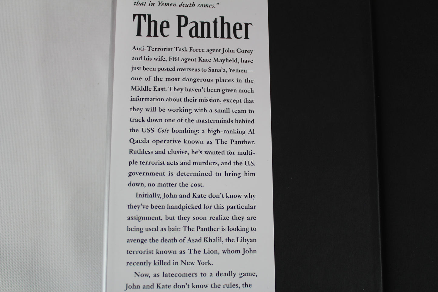 The Panther (A John Corey Novel, 6) by Nelson DeMille