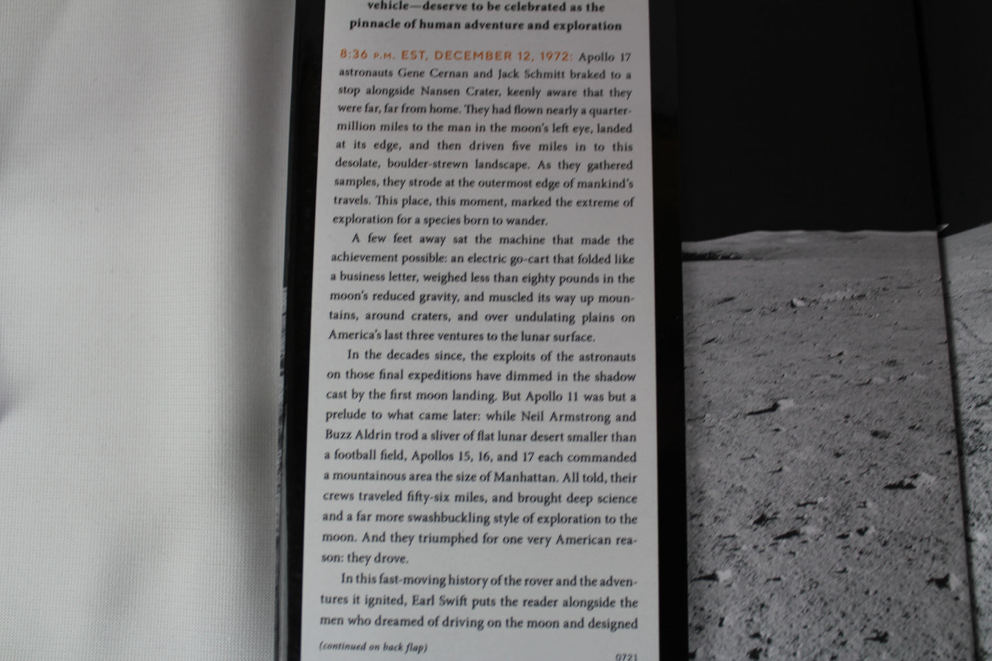 Across the Airless Wilds: The Lunar Rover and the Triumph of the Final Moon Landings – The Forgotten History of Daring Exploration and Human Genius by Earl Swift