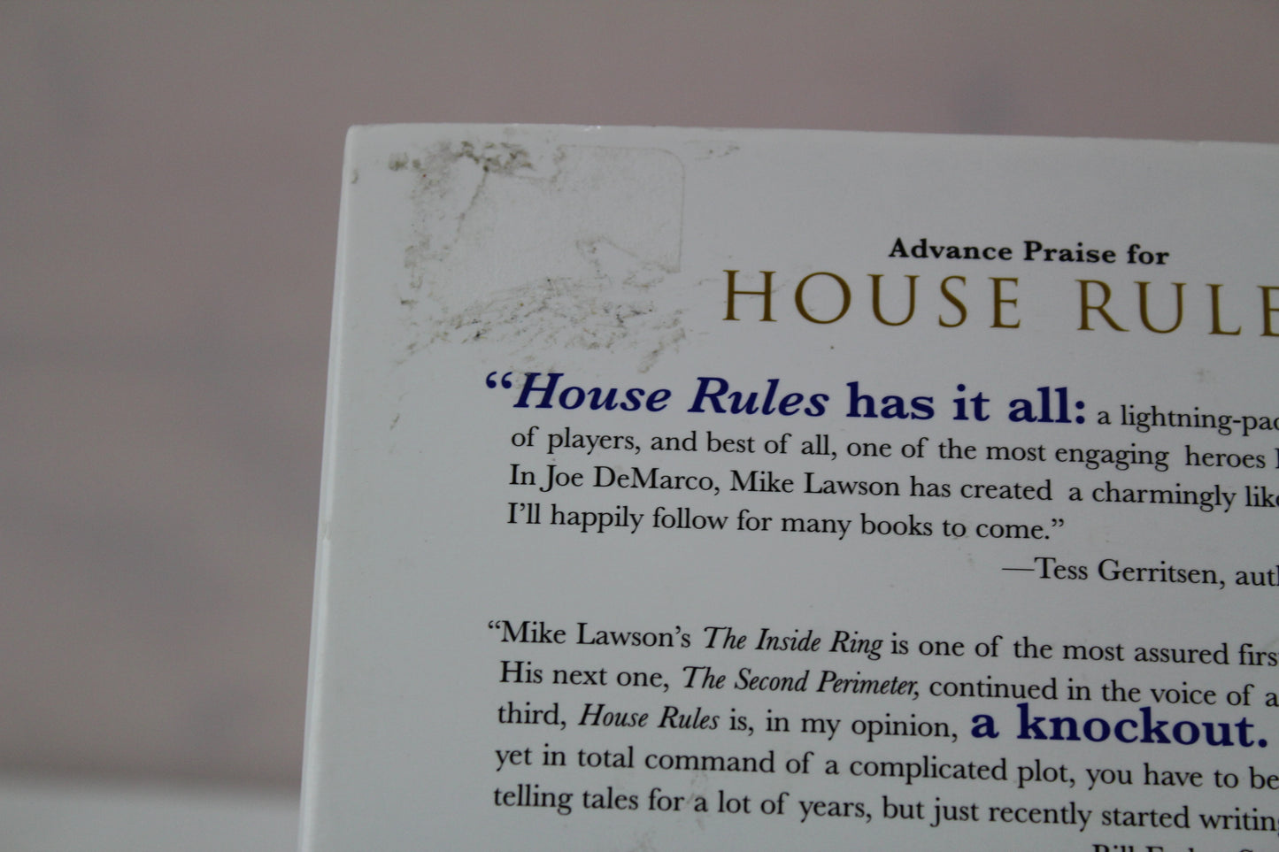 House Rules: A Joe DeMarco Thriller (The Joe DeMarco Thrillers, 3) by Mike Lawson